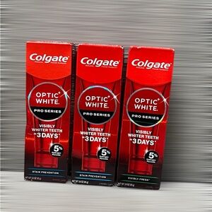 Colgate Optic White Pro Series Toothpaste - Red X 3